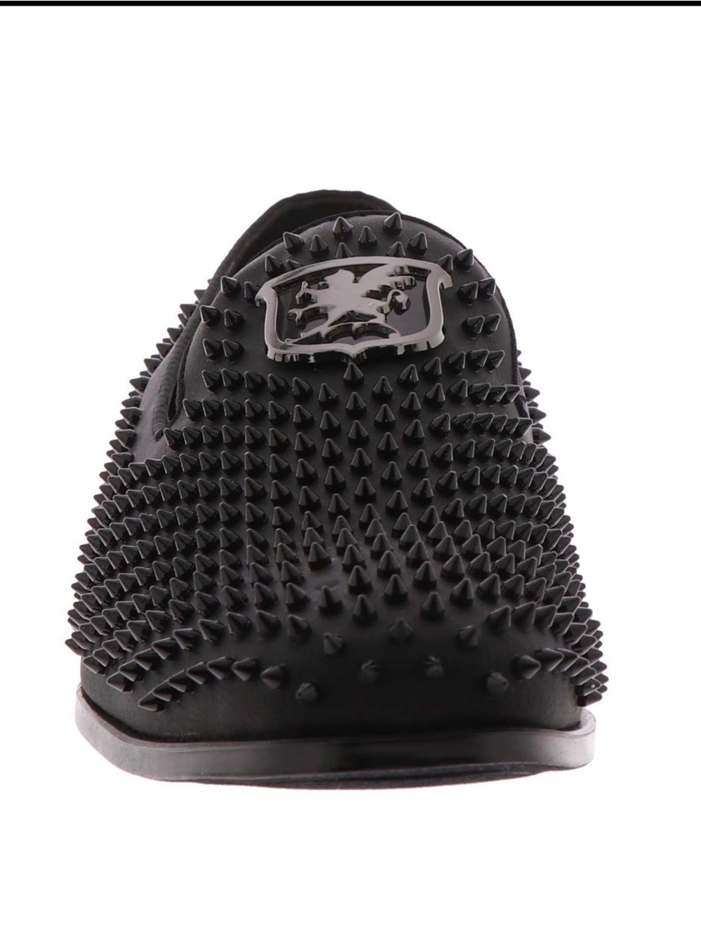 Men’s Stacy Adams Black Spiked Slip-On Loafer